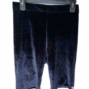 Fabletics Bike Shorts Womens Large Velour High Waisted Workout Athletic Cute New